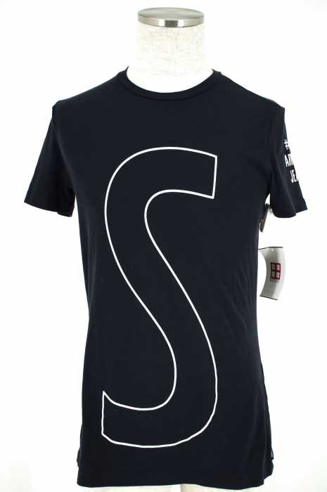 ARMANI JEANS (アルマーニジーンズ) ナンバープリント半袖Tシャツ メンズ トップス