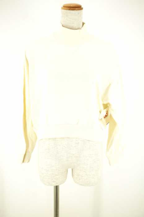 ZARA (ザラ) モックネックショート丈スウェットプルオーバー レディース トップス