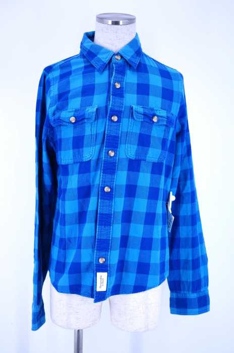 Abercrombie & Fitch (アバクロンビーアンドフィッチ) ブロックチェック柄シャツ メンズ トップス