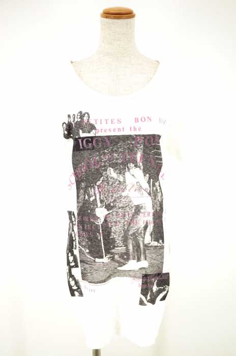 HYSTERIC GLAMOUR （ヒステリックグラマー） バンドプリントロングTシャツ レディース トップス