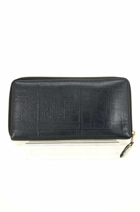 COMME des GARCONS (コムデギャルソン) SA0110EL EMBOSSED LOGOTYPE レザー長財布 メンズ 財布・ケース