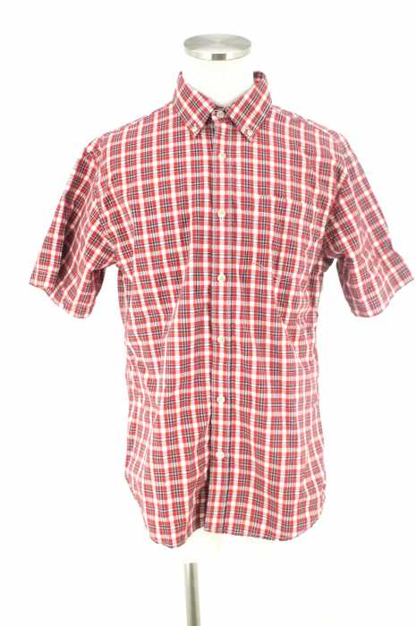 Eddie Bauer （エディーバウアー） チェック柄半袖シャツ メンズ トップス