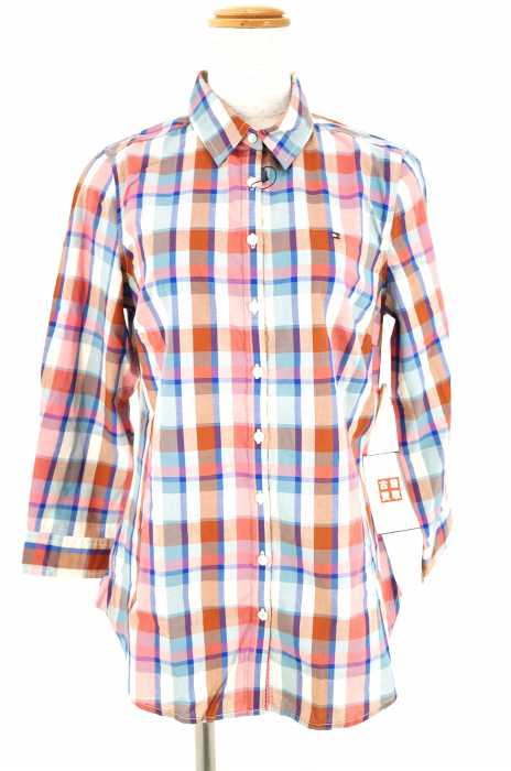 TOMMY HILFIGER （トミーヒルフィガー） コットンチェックシャツ レディース トップス