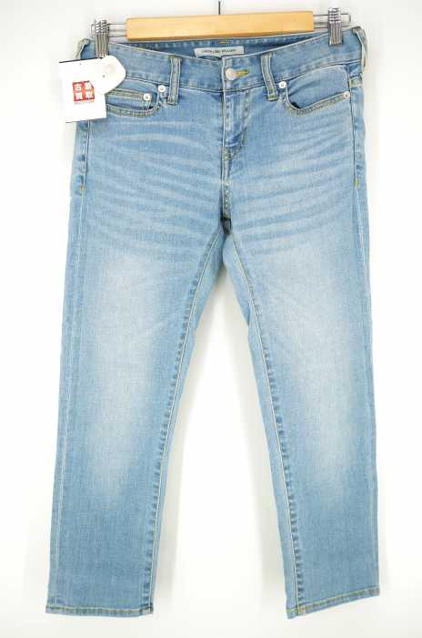 UNITED ARROWS green label relaxing （ユナイテッドアローズグリーンレーベルリラクシング） 加工テーパード9分丈デニムパンツ レディース パンツ