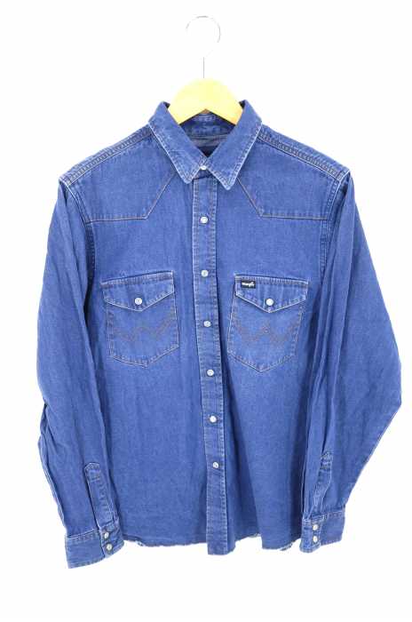 Wrangler （ラングラー） 製品染め ウエスタンシャツ メンズ トップス