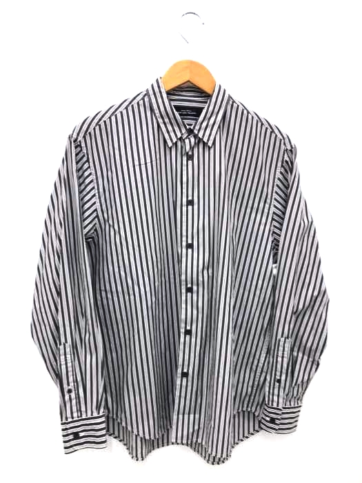 UNITED ARROWS green label relaxing(ユナイテッドアローズグリーンレーベルリラクシング) ジャストルーズ ストライプ レギュラーカラー 長袖シャツ メンズ トップス
