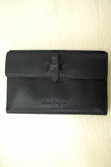 Salvatore Ferragamo （サルヴァトーレフェラガモ） レザーロングウォレット長財布 メンズ ファッション雑貨