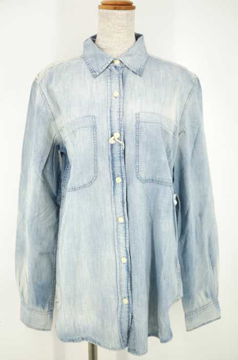 DENIM & SUPPLY RALPH LAUREN (デニム&サプライ ラルフローレン) レースシャンブレーボタンシャツ レディース トップス