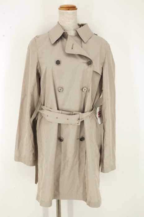 AQUASCUTUM (アクアスキュータム) ナイロン トレンチコート レディース アウター