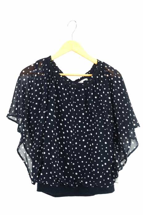 kumikyoku（クミキョク） ドット柄 シフォンブラウス レディース トップス