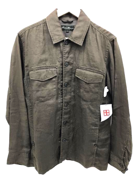 Eddie Bauer(エディーバウアー) ミリタリーリネンシャツジャケット メンズ アウター