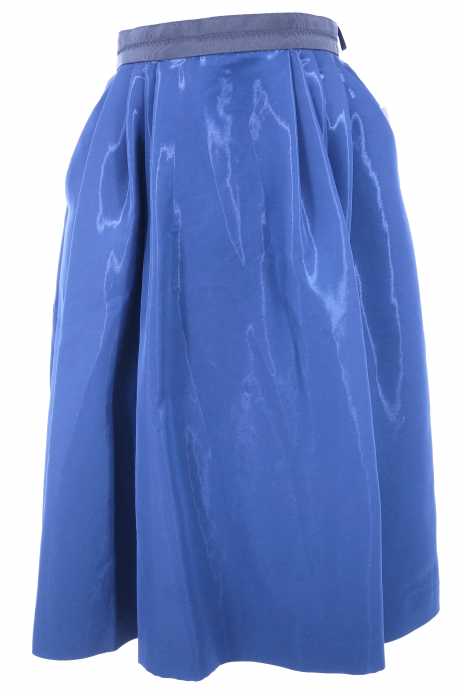 LANVIN en Bleu （ランバンオンブルー） グロッシーグログランタックスカート レディース スカート