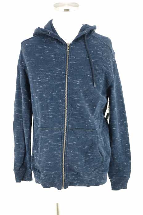 ZARA (ザラ) スウェットジップアップフードパーカー メンズ トップス