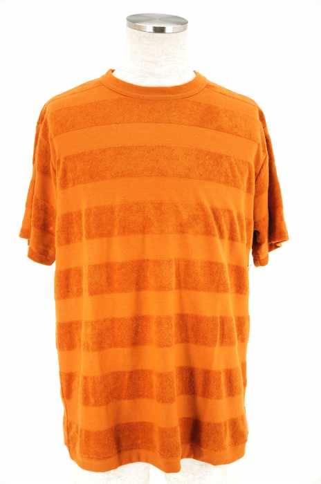 coen (コーエン) ボーダーパイルTシャツ メンズ トップス