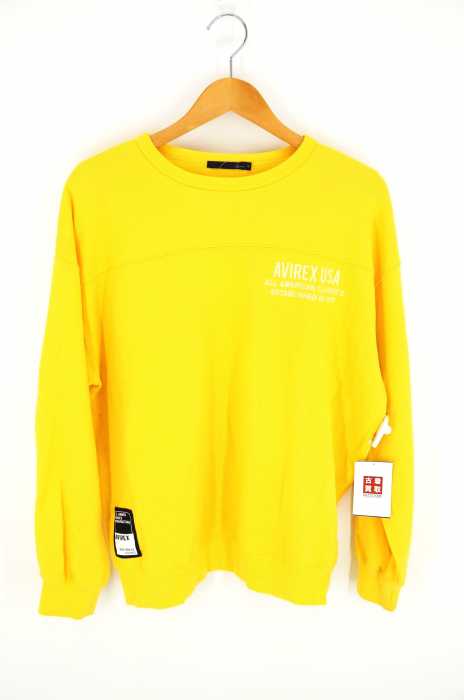 AVIREX（アヴィレックス） ビッグロゴ クルーネックスウェット BIG LOGO CREW NECK SWEAT メンズ トップス