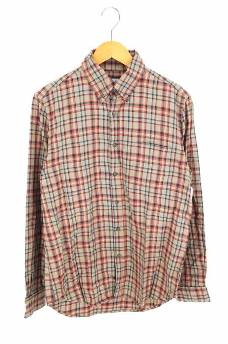 Steven Alan (スティーブンアラン) チェックボタンダウンシャツ メンズ トップス