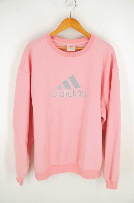 adidas(アディダス) ロゴ刺繍オーバーサイズスウェット メンズ トップス