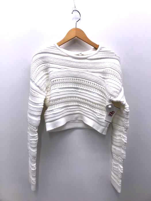 HELMUT LANG（ヘルムートラング） ショート丈ケーブルニット レディース トップス