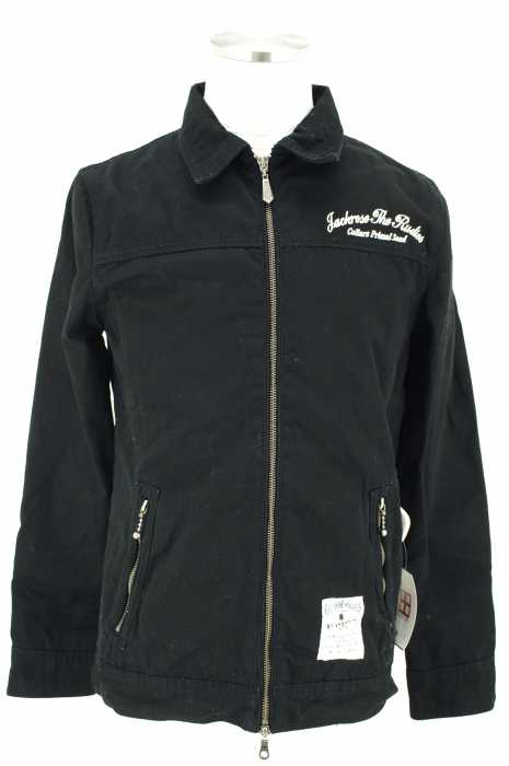ジャックローズ　黒メンズ系Tシャツ　Mサイズ Vice MORE 合皮ジャケット COLLARS × JACK ROSE （カラーズ×ジャックローズ） 刺繍ジップ