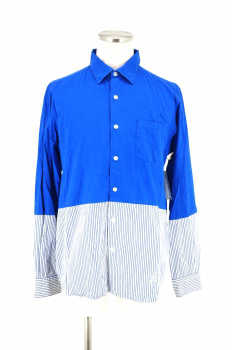 uniform experiment(ユニフォームエクスペリメント) STRIPE SHIRT メンズ JPN：4 【中古】【ブランド古着バズストア】 uniform experiment （ユニフォームエクスペリメント） ストライプ切替