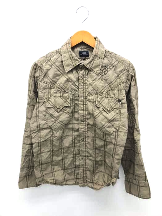 G-STAR RAW（ジースターロー） 刺繍チェックウエスタンシャツ メンズ トップス