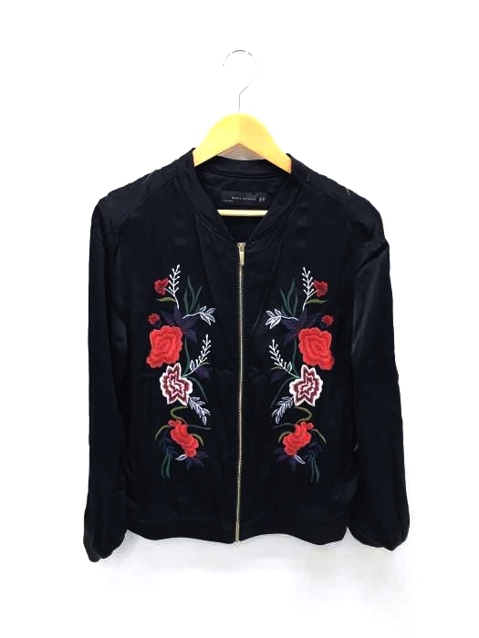 ZARA WOMAN(ザラ ウーマン) 花柄刺繍 ブルゾン レディース アウター