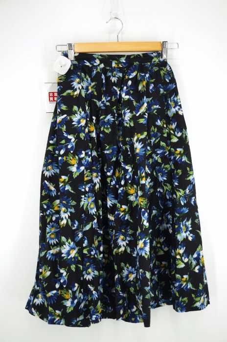 CLANE （クラネ） BRIGHT FLOWER BOLUME SKIRT レディース スカート
