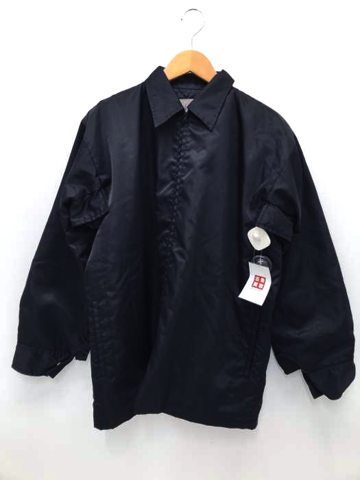 Yohji Yamamoto(ヨウジヤマモト) 半纏造り ナイロン中綿ジャケット メンズ アウター