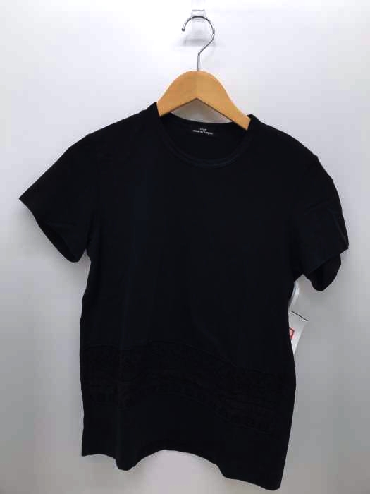 tricot COMME des GARCONS（トリココムデギャルソン） AD2005 レース切替半袖カットソー レディース トップス