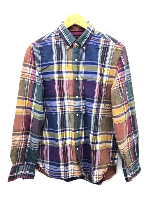 BEAMS+(ビームスプラス) チェック柄 ボタンシャツ メンズ トップス