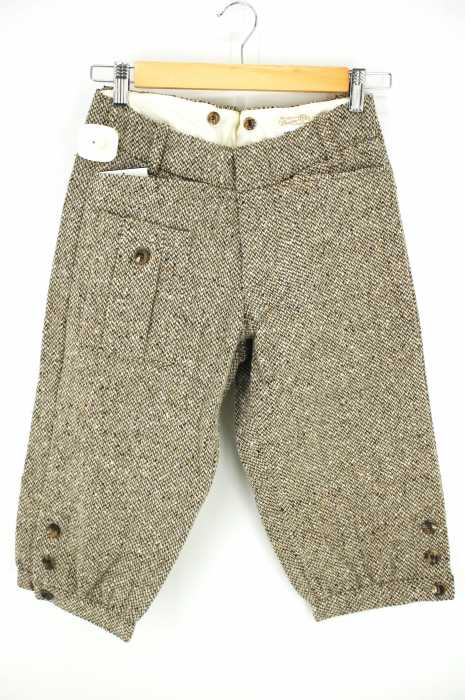 BEAMS BOY （ビームスボーイ） 裾ボタンウールツイードパンツ レディース パンツ