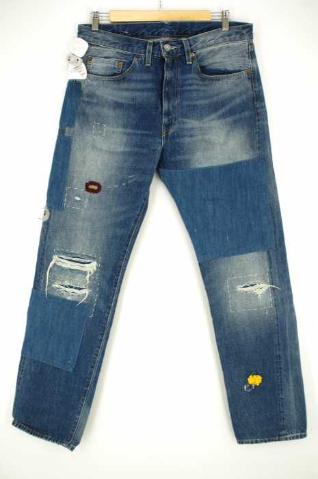 Levi's Vintage Clothing （リーバイス） 1954年501Z XX刺繍パッチリペア加工デニムパンツ メンズ パンツ