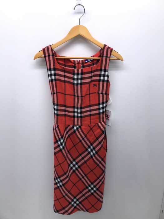 BURBERRY LONDON BLUE LABEL（バーバリーロンドンブルーレーベル） ベルテッドチェックノースリーブワンピース レディース ワンピース