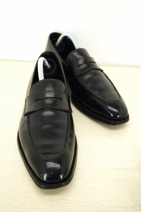 CROCKETT&JONES (クロケットアンドジョーンズ) 9869 レザーコインローファー メンズ シューズ