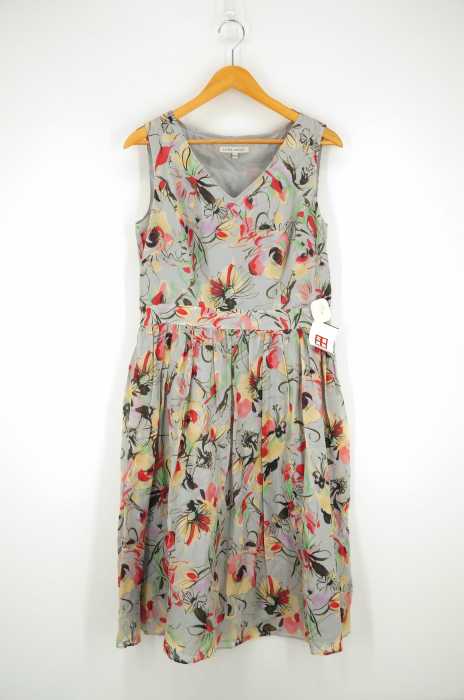 LAURA ASHLEY （ローラアシュレイ） 総柄ノースリーブマキシワンピース レディース ワンピース