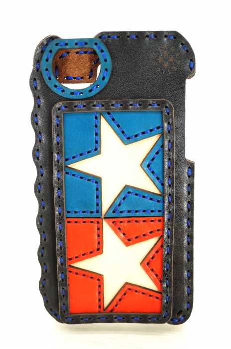 Ojaga design × TAMIYA（オジャガデザインタミヤ） レザースマホケース メンズ ファッション雑貨