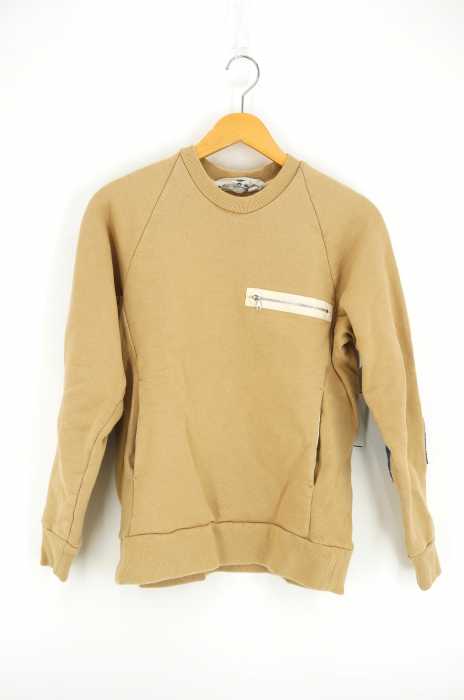 SUNSEA （サンシー） Denim Patch Sweatshirt デニムパッチスウェットシャツ メンズ トップス