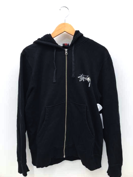 Stussy(ステューシー) SSリンク ロゴ バックプリント ジップアップパーカー メンズ トップス