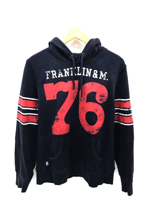 FRANKLIN&MARSHALL（フランクリンマーシャル） プリントプルオーバーパーカー メンズ トップス