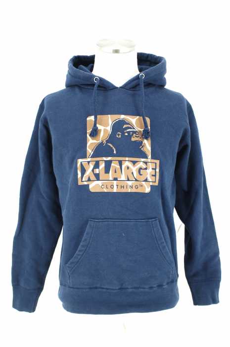 X-LARGE （エクストララージ） ジラフロゴプルオーバーパーカー メンズ トップス