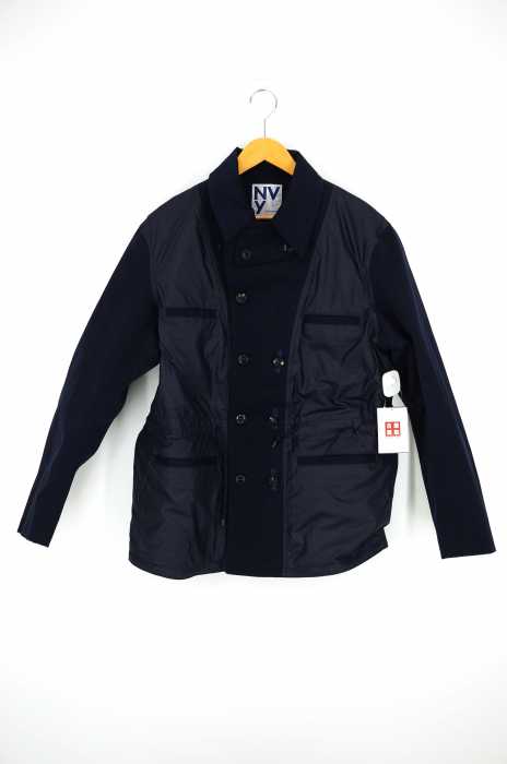 NVy by NICKWOOSTER（ネイビー バイ ニックウースター） 素材切替  ダブルボタンジャケット メンズ アウター