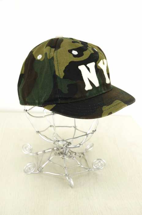 EBBETSFIELD（エベッツフィールド） USA製 NY カモ柄6パネルキャップ メンズ 帽子