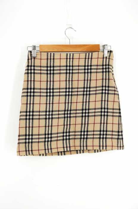 BURBERRY BLUE LABEL（バーバリーブルーレーベル） ノバチェック サイドジップ レディース スカート