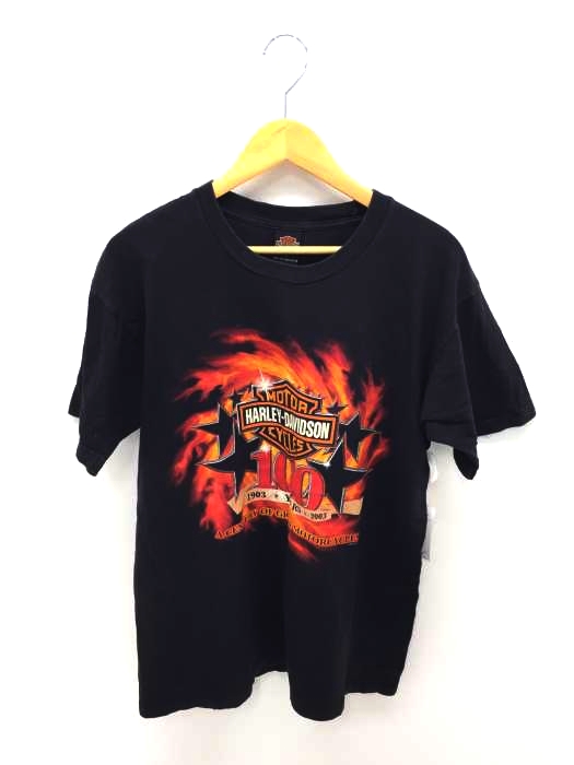 HARLEY-DAVIDSON(ハーレーダビッドソン) ロゴプリントTシャツ メンズ トップス