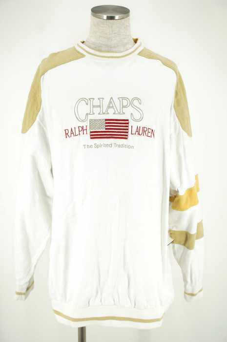CHAPS RALPH LAUREN  （チャップスラルフローレン） パッチスウェットプルオーバートップス メンズ トップス