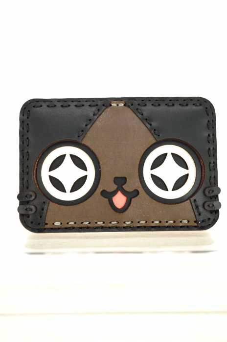 Ojaga design（オジャカデザイン） AIROU ネコフェイスパスケース メンズ 財布・ケース