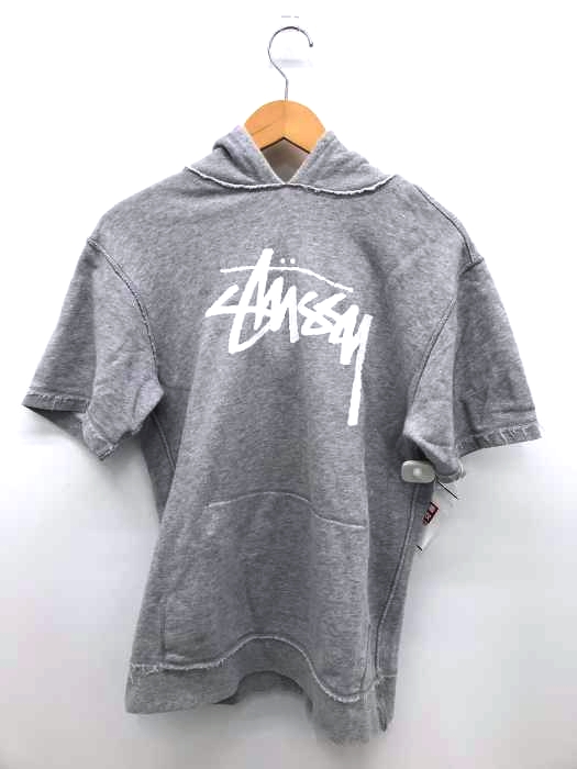 Stussy（ステューシー） ロゴプリント 半袖プルオーバー スウェット メンズ トップス