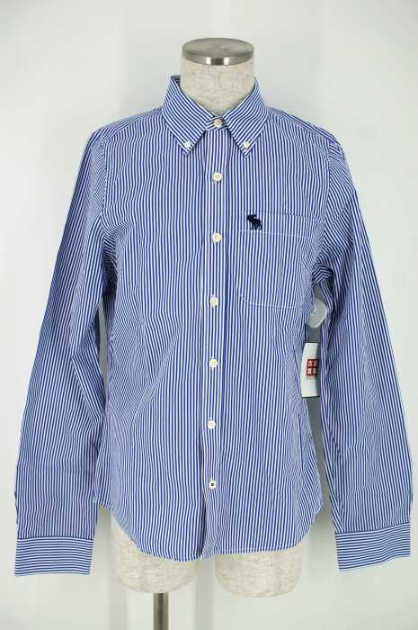 Abercrombie & Fitch （アバクロンビーアンドフィッチ） ストライプボタンダウンシャツ メンズ トップス
