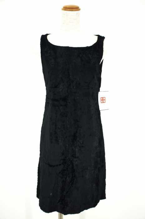 `S MAX MARA （マックスマーラ） ベルベットノースリーブワンピース レディース ワンピース