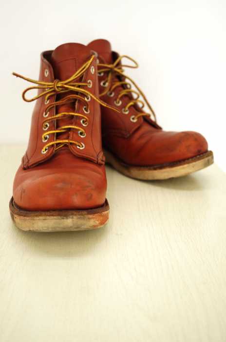 RED WING （レッドウィング） プレーン ラウンドトゥワークブーツ メンズ シューズ
